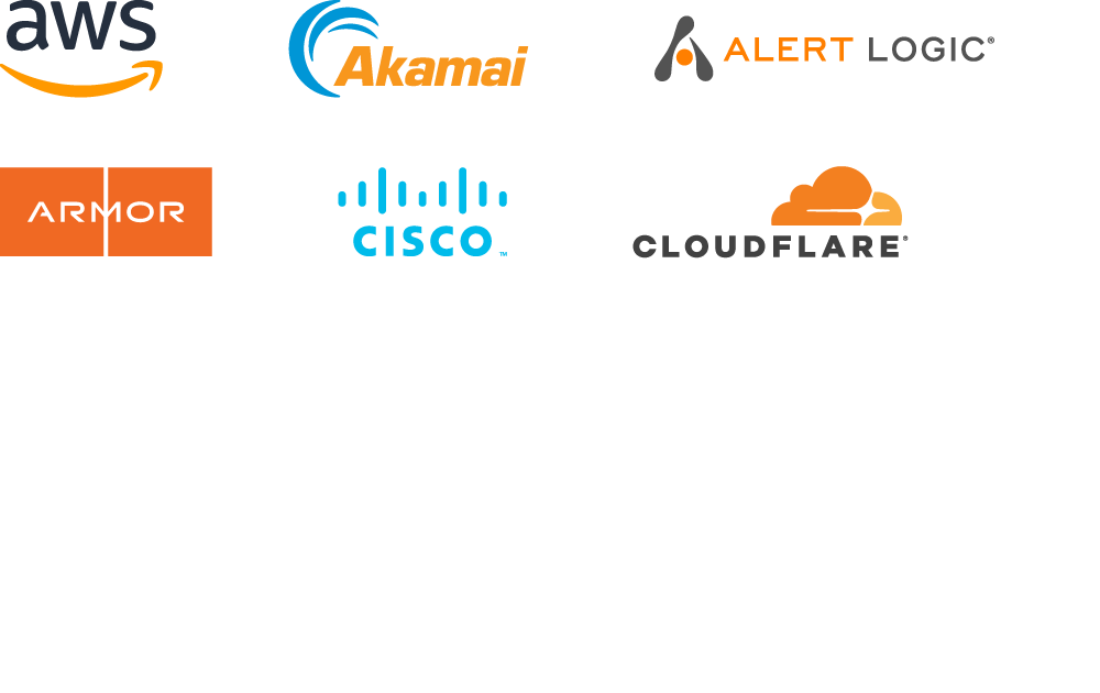 Logos of our security alliance partners